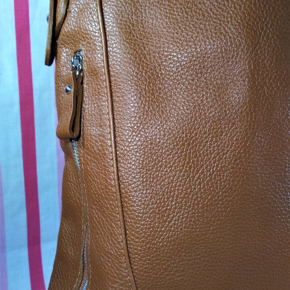 ✨ SOLD ✨ Gorgeous Markese Italian Leather Handle or Shoulder Bag NEW w/Tag! - Picture 10 of 16